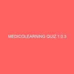 Read more about the article MEDICOLEARNING QUIZ 1.0.3